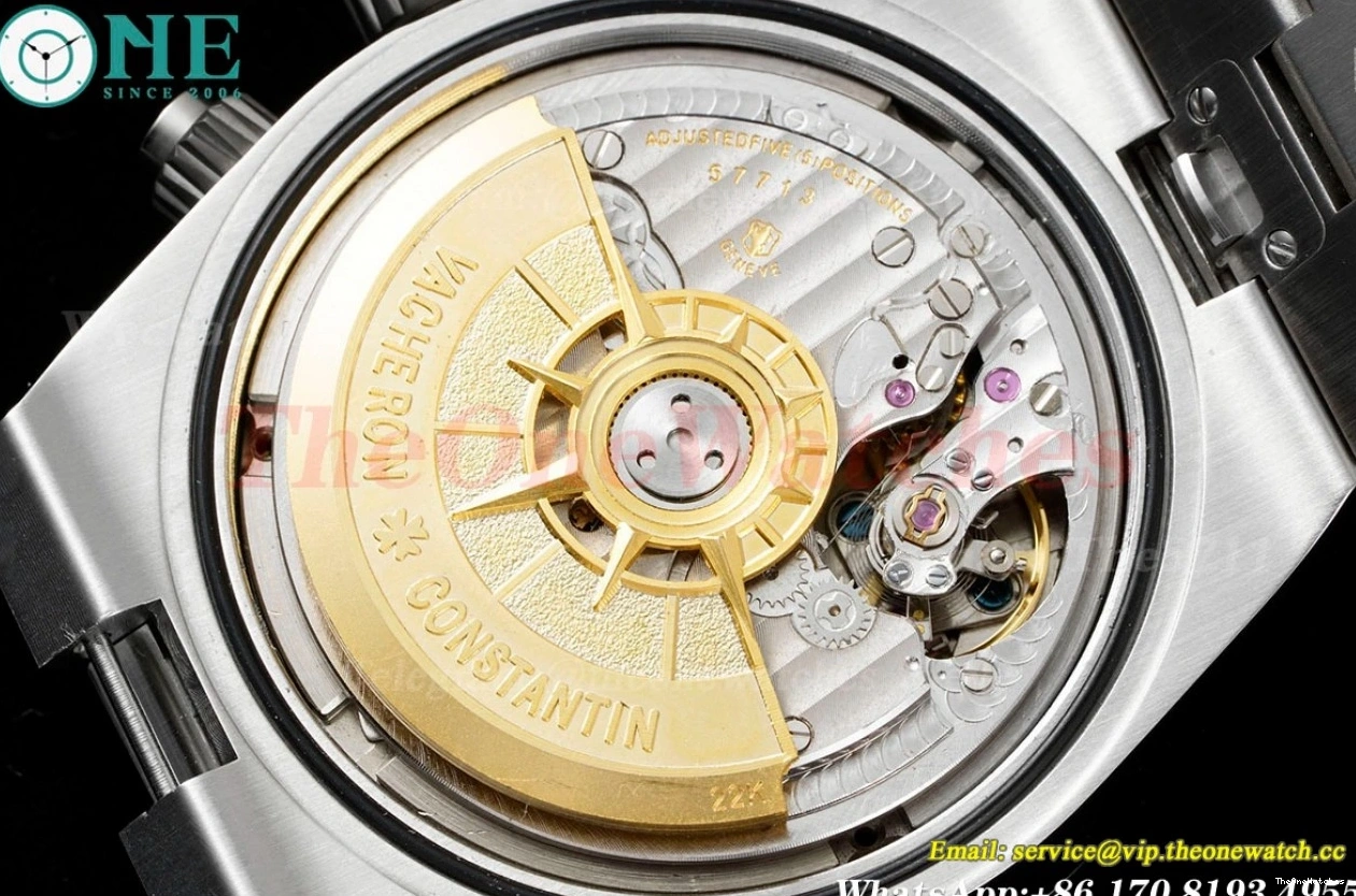 SS Chronograph  V2 A7750 Overseas Blue SS 8F 5510V 0216